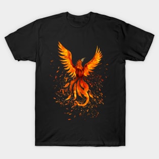 Rising Phoenix Bird T-Shirt